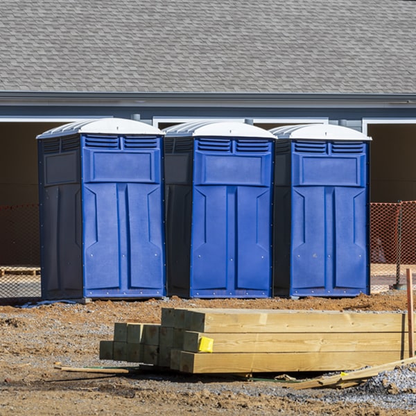 how do you ensure the portable restrooms are secure and safe from vandalism during an event in Neffs